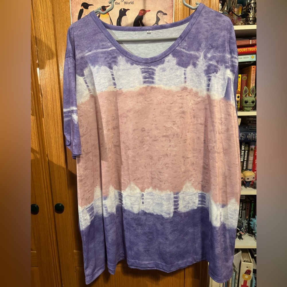 Purple and Pink Tie-Dye T-Shirt